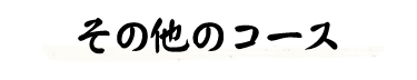 その他のコース